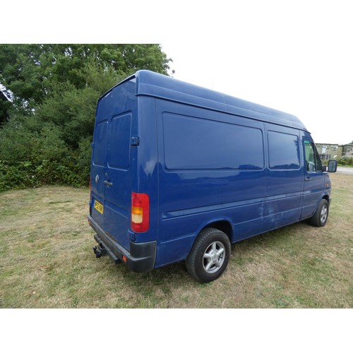 664 - VW LT35 TDi MWB High Roof Panel van, Blue, Reg: WP52 KWK, 01/02/2003, 5spd manual diesel 2461cc, MoT... 