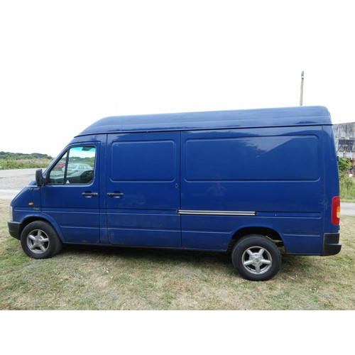 664 - VW LT35 TDi MWB High Roof Panel van, Blue, Reg: WP52 KWK, 01/02/2003, 5spd manual diesel 2461cc, MoT... 