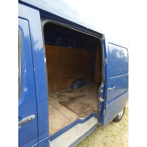 664 - VW LT35 TDi MWB High Roof Panel van, Blue, Reg: WP52 KWK, 01/02/2003, 5spd manual diesel 2461cc, MoT... 