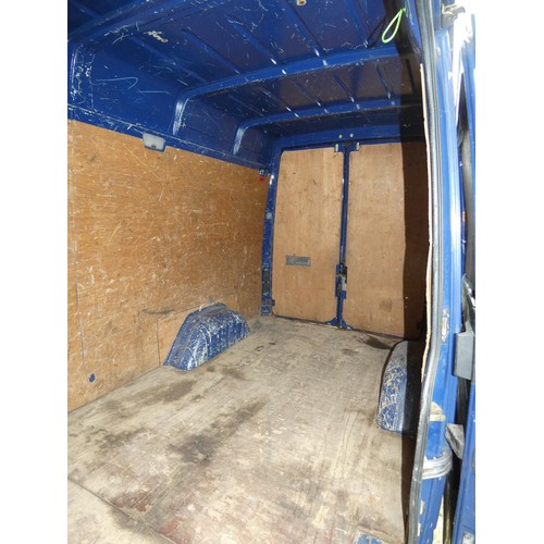 664 - VW LT35 TDi MWB High Roof Panel van, Blue, Reg: WP52 KWK, 01/02/2003, 5spd manual diesel 2461cc, MoT... 