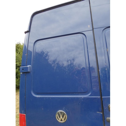 664 - VW LT35 TDi MWB High Roof Panel van, Blue, Reg: WP52 KWK, 01/02/2003, 5spd manual diesel 2461cc, MoT... 