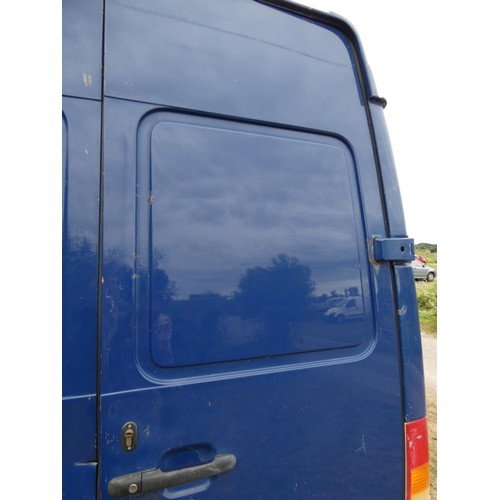 664 - VW LT35 TDi MWB High Roof Panel van, Blue, Reg: WP52 KWK, 01/02/2003, 5spd manual diesel 2461cc, MoT... 