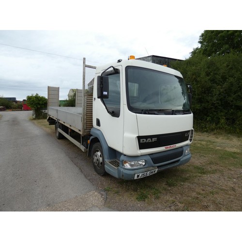 665 - DAF FA LF45.180 7.5ton Dropside truck Reg: WJ55 OKK, 1st reg. 05/01/2006, 5880 cc Diesel New Plate t... 