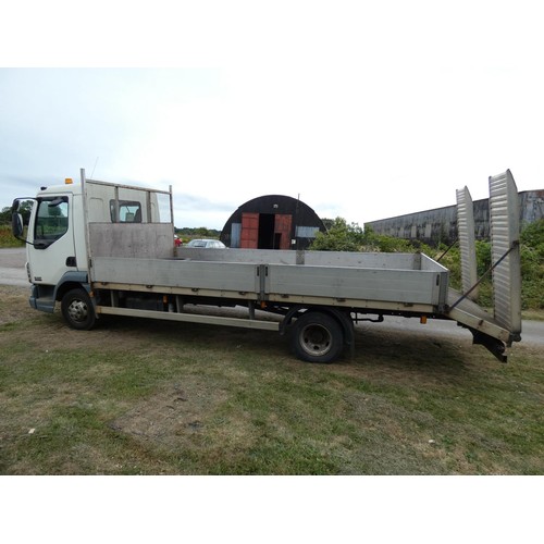 665 - DAF FA LF45.180 7.5ton Dropside truck Reg: WJ55 OKK, 1st reg. 05/01/2006, 5880 cc Diesel New Plate t... 