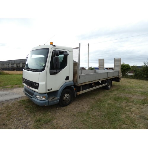 665 - DAF FA LF45.180 7.5ton Dropside truck Reg: WJ55 OKK, 1st reg. 05/01/2006, 5880 cc Diesel New Plate t... 