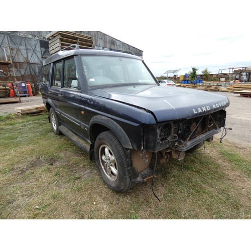 661 - Landrover Discovery TD5 2.5 Turbo.. 1999 for spares or repair . Reg: V309 GFJ, 15/10/1999. Good engi... 