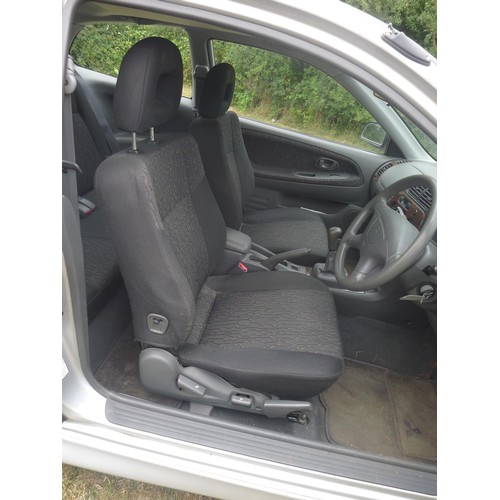 662 - Mitsubishi Colt Mirage, Silver, 3 dr hatchback, Reg WF02 PYU, 29/04/2002, 5 Spd manual petrol 1597cc... 