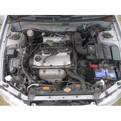 662 - Mitsubishi Colt Mirage, Silver, 3 dr hatchback, Reg WF02 PYU, 29/04/2002, 5 Spd manual petrol 1597cc... 