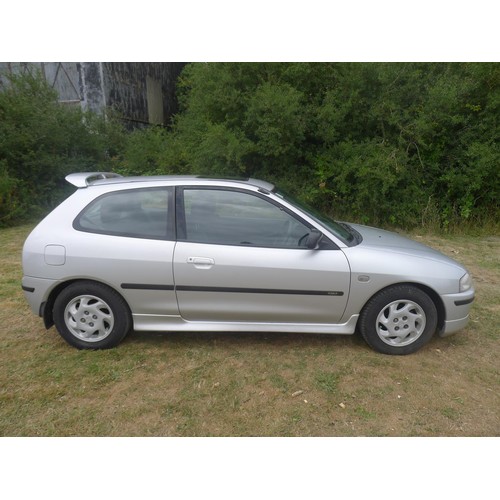 662 - Mitsubishi Colt Mirage, Silver, 3 dr hatchback, Reg WF02 PYU, 29/04/2002, 5 Spd manual petrol 1597cc... 