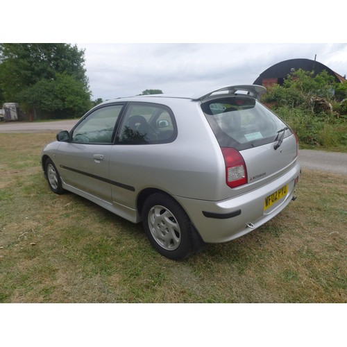 662 - Mitsubishi Colt Mirage, Silver, 3 dr hatchback, Reg WF02 PYU, 29/04/2002, 5 Spd manual petrol 1597cc... 