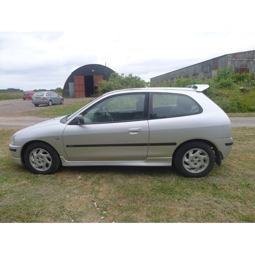 662 - Mitsubishi Colt Mirage, Silver, 3 dr hatchback, Reg WF02 PYU, 29/04/2002, 5 Spd manual petrol 1597cc... 