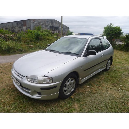 662 - Mitsubishi Colt Mirage, Silver, 3 dr hatchback, Reg WF02 PYU, 29/04/2002, 5 Spd manual petrol 1597cc... 