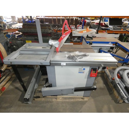 277 - 1 panel saw type MJ12-1600, 240v, RRP £1419 - This is an older table saw, it is missing the hold dow... 