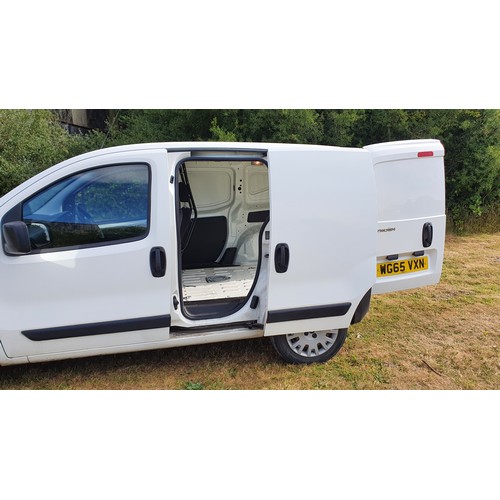 669 - Citroen Nemo 590 Enterprise HDI, White panel van, Reg: WG65 VXN, 30/10/2015, 5 spd manual diesel 124... 