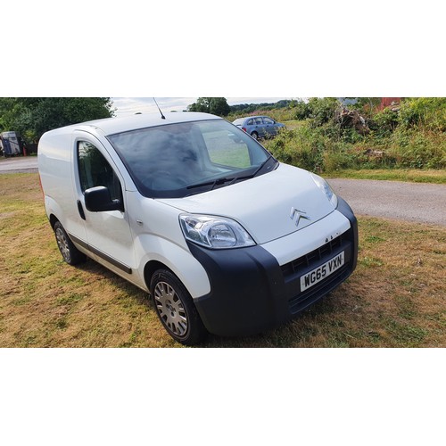 669 - Citroen Nemo 590 Enterprise HDI, White panel van, Reg: WG65 VXN, 30/10/2015, 5 spd manual diesel 124... 