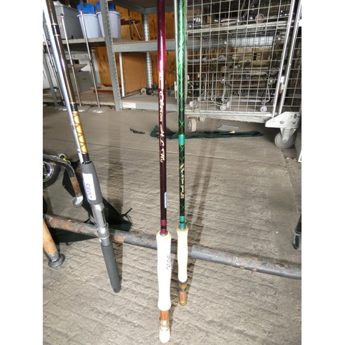 2096 - 2 x fly fishing rods comprising 1 x Shakespeare Oberon HL fly and 1 x Bob Church X-Weave Rutland MKI... 