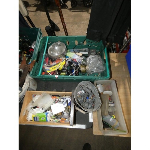 2026 - A quantity of various fishing related items. Not practical to list in detail so please view or see p... 