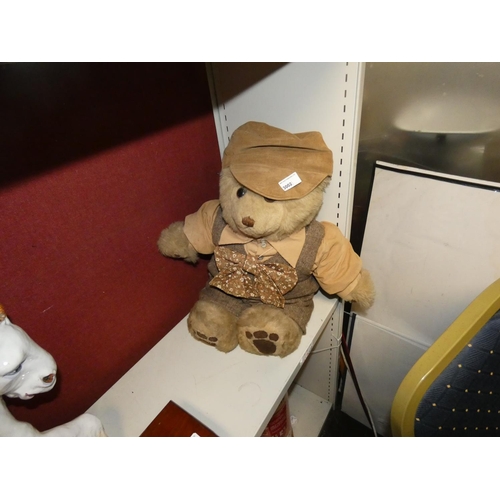 3002 - A decorative teddy with a cap