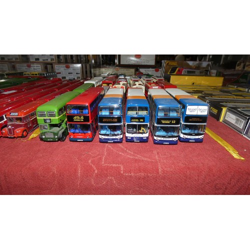 30 Unboxed Diecast Models Of Buses By Matchbox & Others