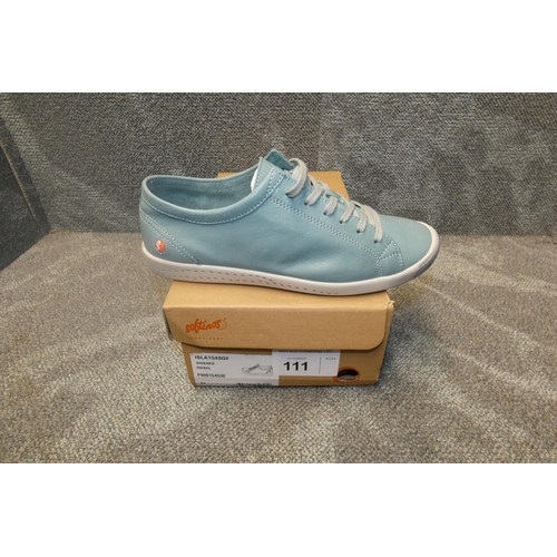 111 - A pair of ladies sneaker shoes by Softinos type ISLA154SOF washed diesel size Euro 41