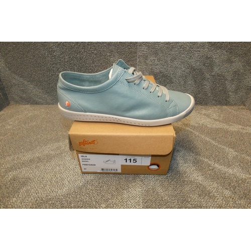 115 - A pair of ladies sneaker shoes by Softinos type ISLA154SOF washed diesel size Euro 37