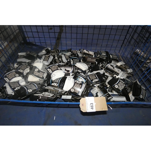 463 - A quantity of various pairs of socks. Contents of 1 mesh basket which is not included (Bottom Basket... 