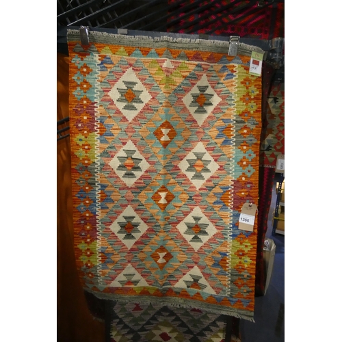 1366 - 1 Chobi Kilim approx 118 x 81cm