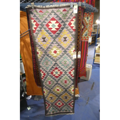 1368 - 1 Maimana Kilim runner approx 215 x 70cm