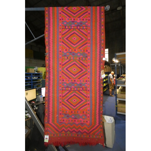 1374 - 1 Old Suzni Kilim runner, 277cm x 86cm approx