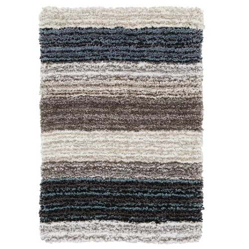 1249 - 1 Funes multi hand tufted blue / beige rug approx 244 x 305cm RRP £356