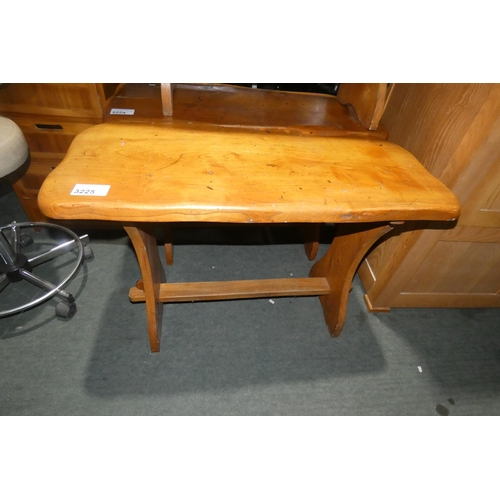 3225 - 1 rustic wooden table approx 94 x 40 x 65cm high