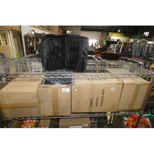 3463 - 4 x boxes containing 80 x 5 section cases with handle