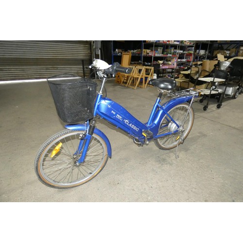 3081 - 1 electric bike by Thompson type Euro Classic, 36v and supplied with a charger, battery will not cha... 