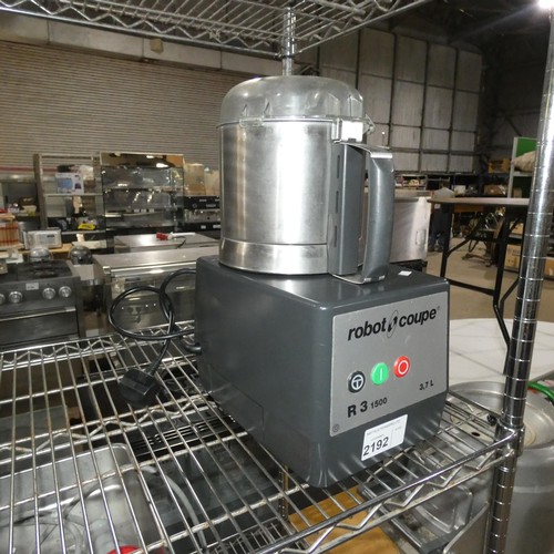 2192 - A commercial stainless steel food mixer by Robot Coupe type R3 1500 240v - trade