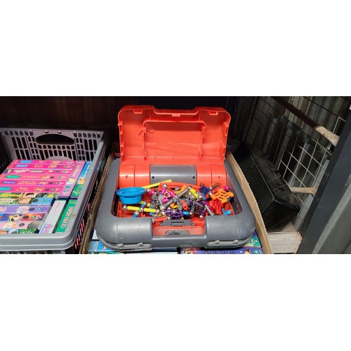 3379 - A quantity of various items including over 60 Disney VHS cassettes, toys, Thomas train track etc. Co... 