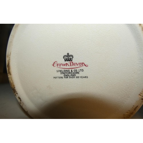 4081 - 2 Crown Devon vintage Homepride flour jars