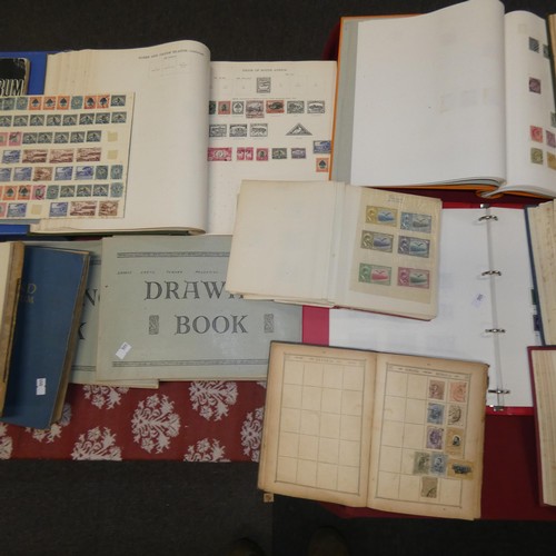 4207 - A very large quantity of miscellaneous collectors stamps, albums and coins etc. (displayed covering ... 