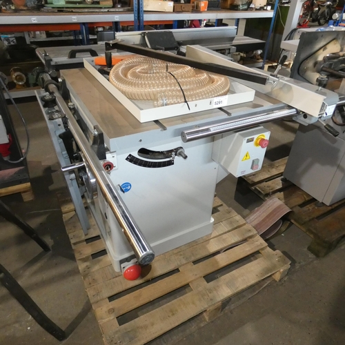 5291 - 1 table saw type AT305SB/TSCE-12R, 305mm, 240v, RRP £4799 - This machine is missing the riving knife... 