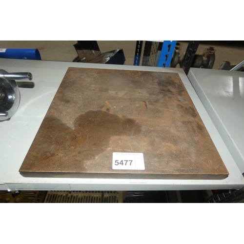 5477 - 1 engineers surface plate approx 40 x 40cm