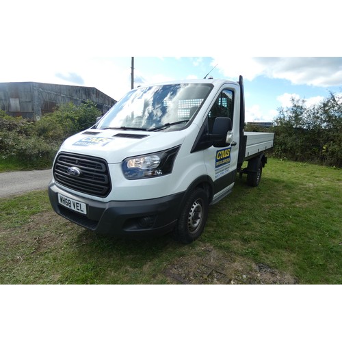 5678 - Ford Transit 250 L2 Diesel RWD 2.0 TCDI 130PS Tipper truck.  Reg WH68 VEL, 1st reg 12/02/2019, 6 spd... 