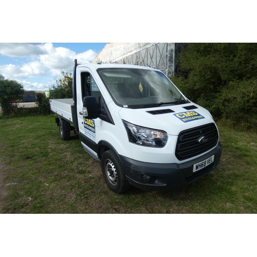 5678 - Ford Transit 250 L2 Diesel RWD 2.0 TCDI 130PS Tipper truck.  Reg WH68 VEL, 1st reg 12/02/2019, 6 spd... 