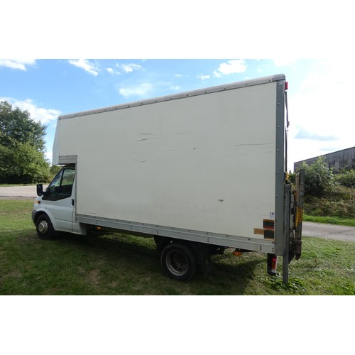 5679 - Ford Transit 125 T350 RWD LWB 2.2 TDCI 125PS RWD Luton Van, Reg WA12 EDF, 1st reg 08/03/2012, 6 spd ... 