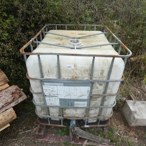 5596 - 1 x IBC and cage (individual bulk container)