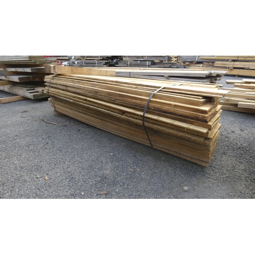 5607 - A quantity of feather edge boards, lengths approx 1.65m (bottom stack)