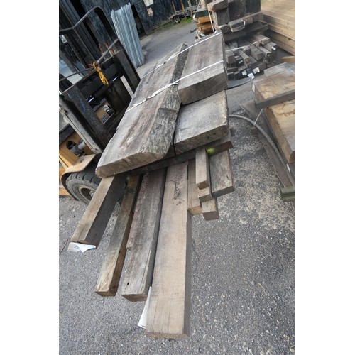 5633 - A Quantity Of Various Air Dried Wayne Edge Prime / Joinery 41mm-80mm Euro Oak - Ave Length 1.6m, Ran... 