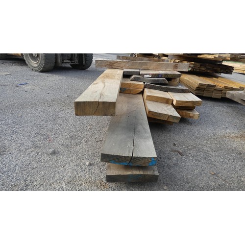 5637 - A Quantity Of Various Air Dried Wayne Edge Prime / Joinery 41mm-120mm plus AD beams and FS  Euro Oak... 