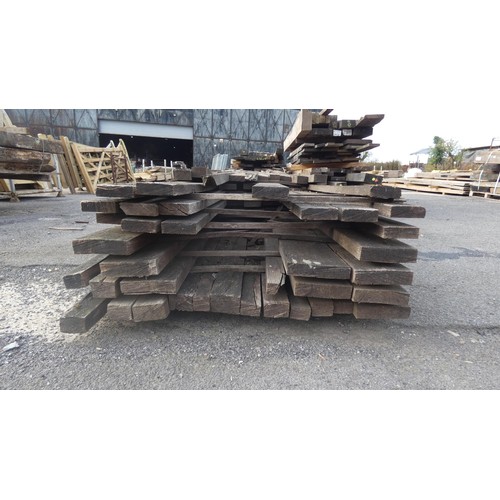 5643 - A Quantity Of Various Air Dried S/E Prime / Joinery 27mm-54mm  Euro Oak - Ave Length 4m, Random Widt... 