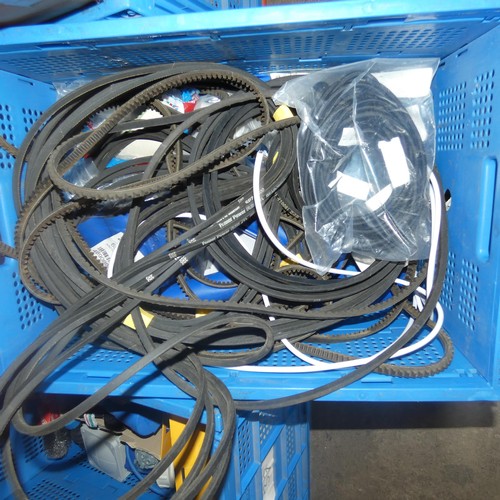 5166 - A quantity of various items including electrical fittings, 110mm plastic pipe fittings, cable protec... 