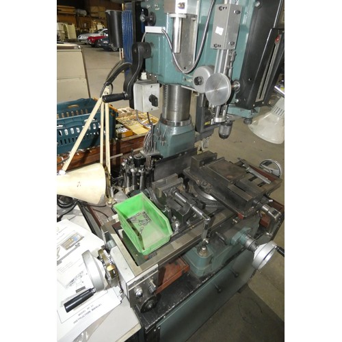 5422 - 1 milling and drilling machine by Taiwan Rong Fu Industrial Co. Ltd type RF-31, 240v, on a cabinet s... 