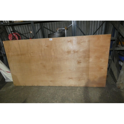 5928 - 4 sheets of ply board each approx 244 x 122cm, thickness vary from approx 10mm to 18mm